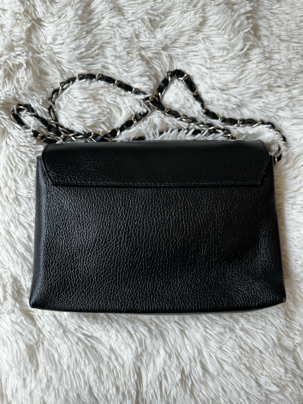 Valentino By Mario Valentino Isabelle Dollaro Black Leather Crossbody Bag - Picture 3 of 16